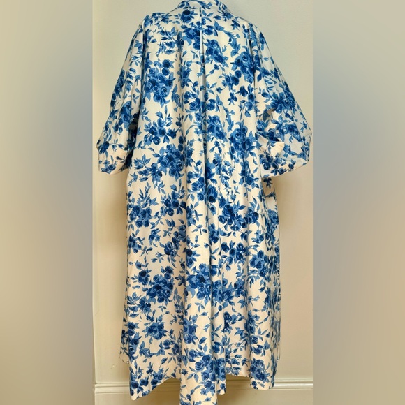 NWT Mille Josephine Blue White Coat size M Retail $372 - Picture 8 of 10